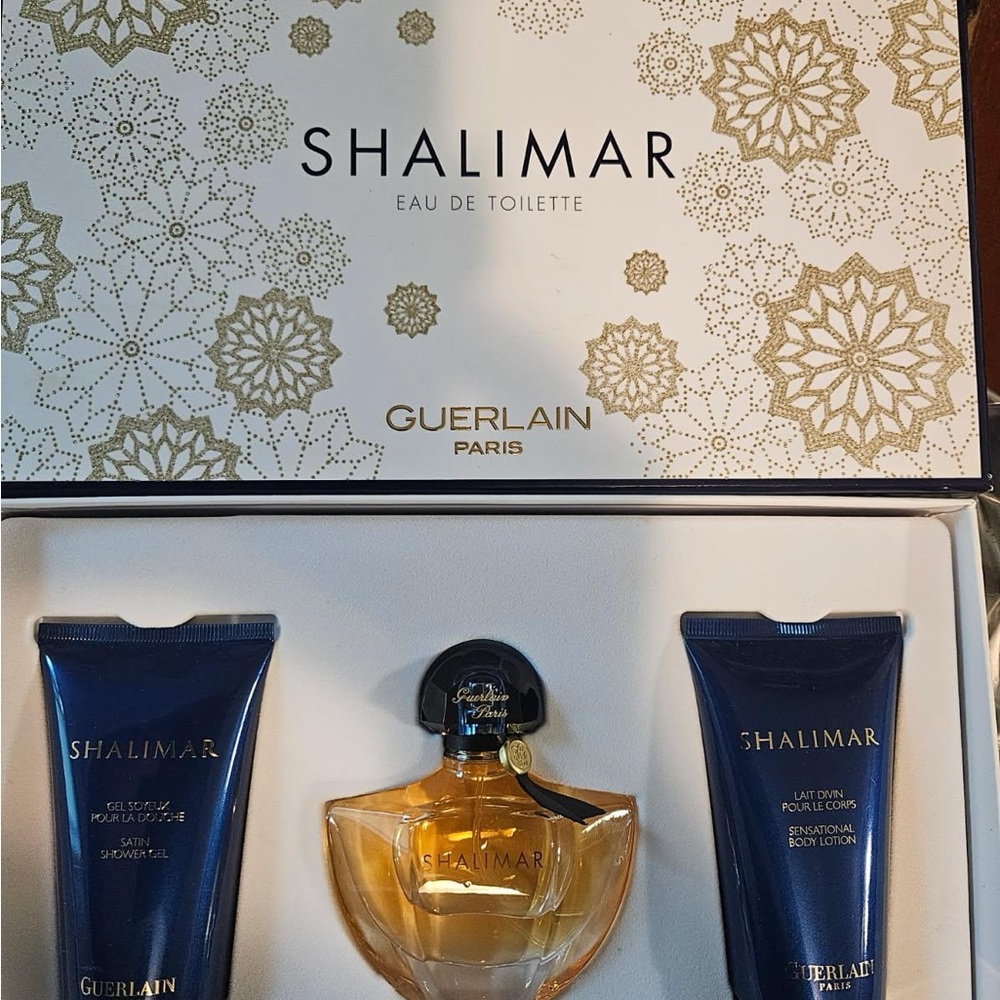 Guerlain Shalimar Eau de Toilette Gift Set - Gold and Blue